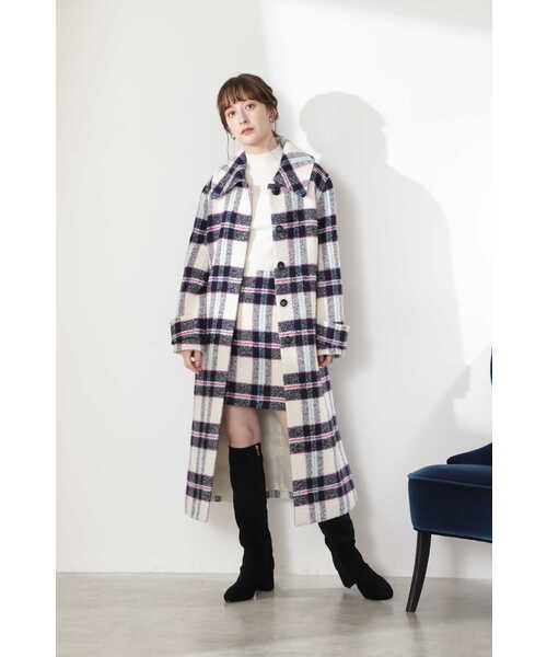 JILL STUART(ジルスチュアート)の「◆ケニーチェックスカート(スカート・レディース・グリーン/ネイビー・0/2/4)」の3枚目の写真