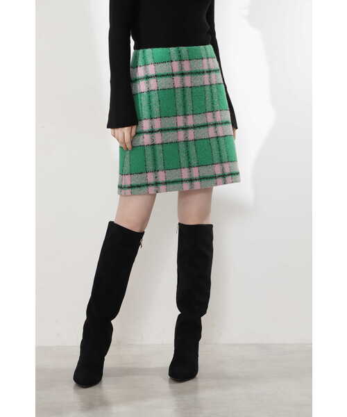 JILL STUART(ジルスチュアート)の「◆ケニーチェックスカート(スカート・レディース・グリーン/ネイビー・0/2/4)」の14枚目の写真