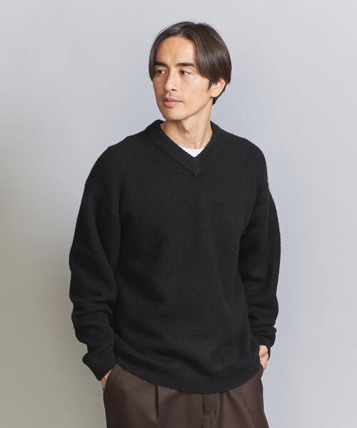 ROUGH AND SWELL Vネックセーター　XL グリーン URBAN RESEARCH ROSSO MEN セーター ニット 「XLサイズあり