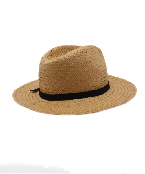 LEPSIM（レプシィム）の「ペーパーツバヒロハット　560272（ハット・レディース・アイボリー/ダークブラウン/キャメル・ONE SIZE）」の5枚目の写真