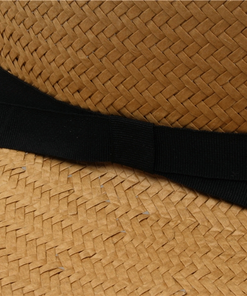 LEPSIM（レプシィム）の「ペーパーツバヒロハット　560272（ハット・レディース・アイボリー/ダークブラウン/キャメル・ONE SIZE）」の7枚目の写真