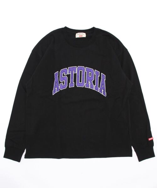 VIBGYOR(ヴィブジョー)の「アップリケ刺繡(サテン素材)LS CN(BEY)(Tシャツ/カットソー・メンズ・ホワイト/ブラック/ダークグリーン・FREE)」の3枚目の写真