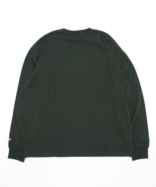 VIBGYOR(ヴィブジョー)の「アップリケ刺繡(サテン素材)LS CN(BEY)(Tシャツ/カットソー・メンズ・ホワイト/ブラック/ダークグリーン・FREE)」の9枚目の写真