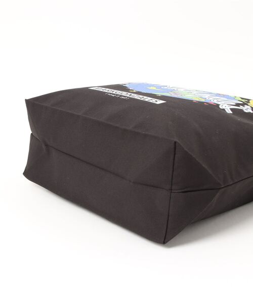 （What it isNt）ART BY MARKGONZALES（ワットイットイズント）の「【 （What it isNt）ART BY MARKGONZALES / (ワットイットイズント) アートバイ マークゴンザレス 】 ショルダー付き トートバッグ（ショルダーバッグ・メンズ・ブラック/オフホワイト・FREE）」の5枚目の写真