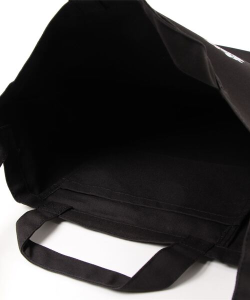 （What it isNt）ART BY MARKGONZALES（ワットイットイズント）の「【 （What it isNt）ART BY MARKGONZALES / (ワットイットイズント) アートバイ マークゴンザレス 】 ショルダー付き トートバッグ（ショルダーバッグ・メンズ・ブラック/オフホワイト・FREE）」の8枚目の写真