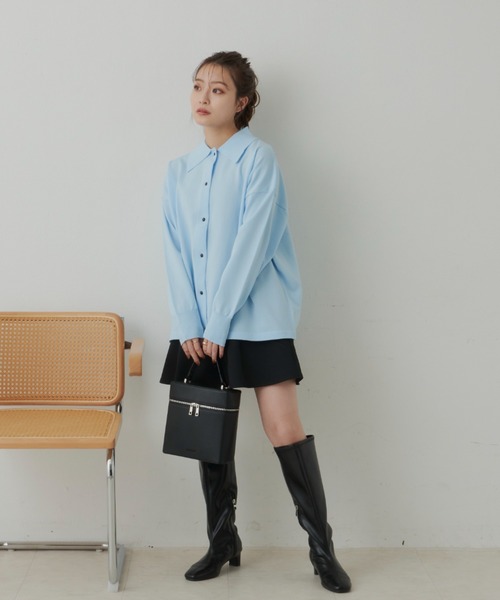 VANNIE U（ヴァニーユー）の「パターンフレアミニスカート（スカート・レディース・ブラック/グレー・FREE）」の20枚目の写真