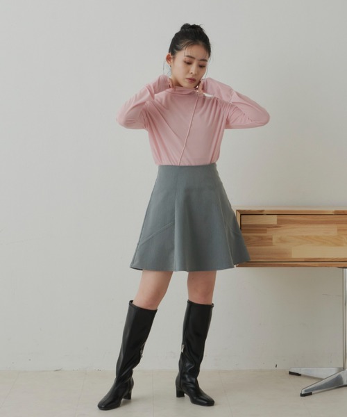 VANNIE U（ヴァニーユー）の「パターンフレアミニスカート（スカート・レディース・ブラック/グレー・FREE）」の15枚目の写真