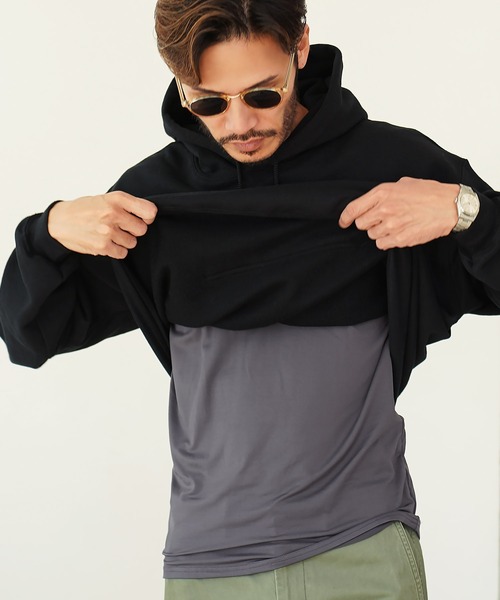 jiggys shop(ジギーズショップ)の「裏起毛 Uネック ヒートインナー 長袖Tシャツ(Tシャツ/カットソー・メンズ・ネイビー/チャコール/ホワイト/ブラック・LARGE/X-LARGE/SMALL/MEDIUM)」の22枚目の写真