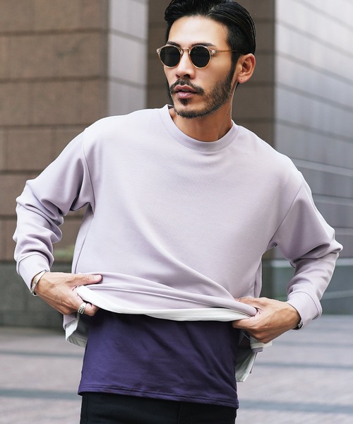 jiggys shop(ジギーズショップ)の「裏起毛 Uネック ヒートインナー 長袖Tシャツ(Tシャツ/カットソー・メンズ・ネイビー/チャコール/ホワイト/ブラック・LARGE/X-LARGE/SMALL/MEDIUM)」の19枚目の写真