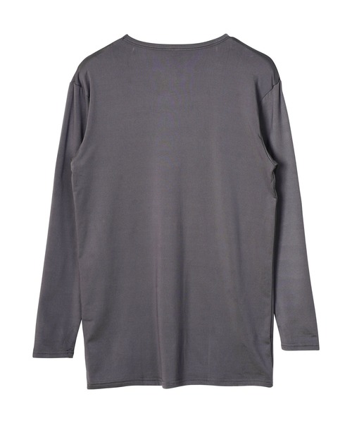 jiggys shop(ジギーズショップ)の「裏起毛 Uネック ヒートインナー 長袖Tシャツ(Tシャツ/カットソー・メンズ・ネイビー/チャコール/ホワイト/ブラック・LARGE/X-LARGE/SMALL/MEDIUM)」の18枚目の写真