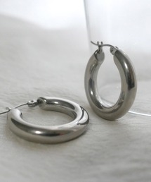 CERCA（チェルカ）の「aliru/アレルギー対応 ステンレス チャンキーフープピアス 316L（ピアス（両耳用））」