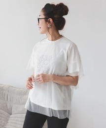 DONOBAN | チュールレイヤードTee(Tシャツ/カットソー)