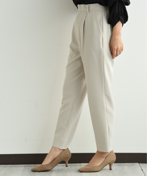 INTERPLANET（インタープラネット）の「【ＵＶ・吸水速乾】ダブルクロスセンターラインテーパードパンツ（その他パンツ・レディース・ネイビー/グレイッシュベージュ/ブルー・LARGE/MEDIUM）」の22枚目の写真