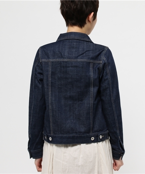 CIAOPANIC TYPY（チャオパニックティピー）の「Gジャン（デニムジャケット・レディース・ブルー/ネイビー・MEDIUM/SMALL）」の6枚目の写真