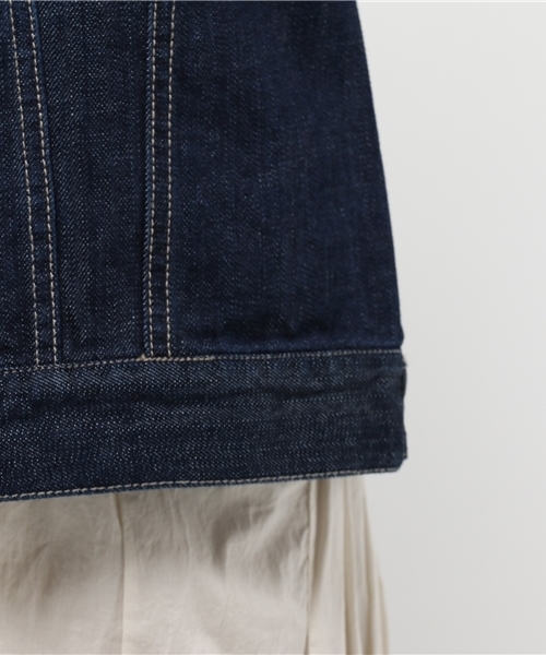 CIAOPANIC TYPY（チャオパニックティピー）の「Gジャン（デニムジャケット・レディース・ブルー/ネイビー・MEDIUM/SMALL）」の10枚目の写真