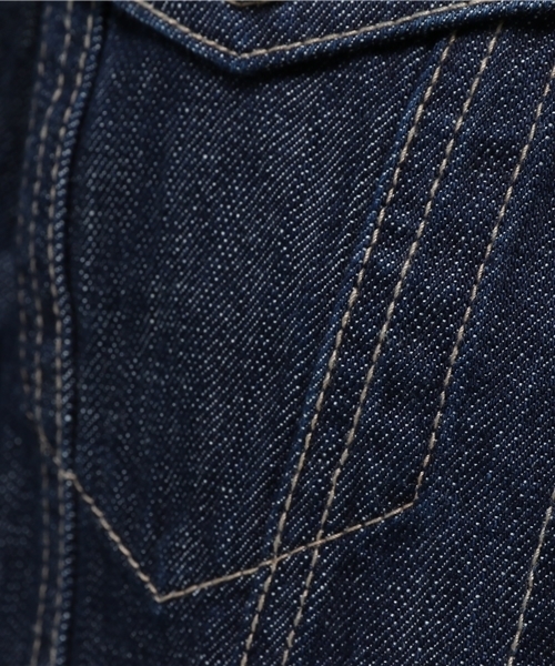 CIAOPANIC TYPY（チャオパニックティピー）の「Gジャン（デニムジャケット・レディース・ブルー/ネイビー・MEDIUM/SMALL）」の4枚目の写真