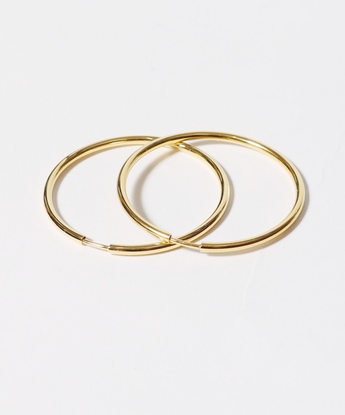 MARIA BLACK(マリアブラック)の「MARIA BLACK/マリアブラック Senorita 35 Hoop PAIR ピアス(ピアス(両耳用)・レディース・ゴールド・FREE)」の9枚目の写真