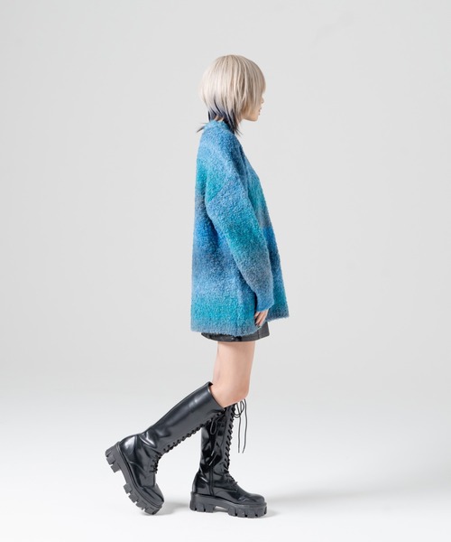 R/X（ロックス）の「グラデーションクルーネックニット（ニット/セーター・レディース・グレー/ブルー/パープル・FREE）」の15枚目の写真