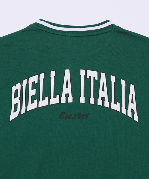 FILA(フィラ)の「FILA/フィラ オーバーサイズ ワンポイント ロゴ刺繍 ラインリブ カレッジ 長袖 スウェット トレーナー 裏毛(スウェット・メンズ・アッシュグレー/スミクロ/ケリーグリーン・S/M/L)」の14枚目の写真