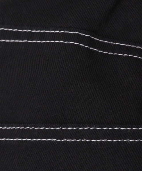 repipi armario（レピピ アルマリオ）の「ステッチホックワイドパンツ（デニムパンツ・キッズ・ブラック/チェック/ベージュ・SMALL/MEDIUM/LARGE）」の20枚目の写真