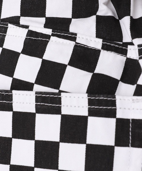 repipi armario（レピピ アルマリオ）の「ステッチホックワイドパンツ（デニムパンツ・キッズ・ブラック/チェック/ベージュ・SMALL/MEDIUM/LARGE）」の16枚目の写真