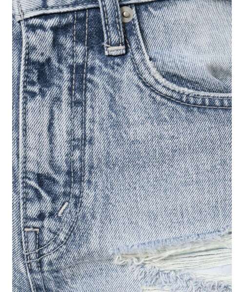 GYDA(ジェイダ)の「J/Wダメージデニムショートパンツ(デニムパンツ・レディース・インディゴブルー/ライトブルー・X-SMALL/SMALL/MEDIUM/LARGE)」の10枚目の写真