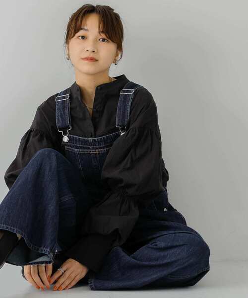 KBF（ケイビーエフ）の「2WAYハイウエストオーバーオール（サロペット/オーバーオール・レディース・ネイビー/ブルー・ONE）」の11枚目の写真