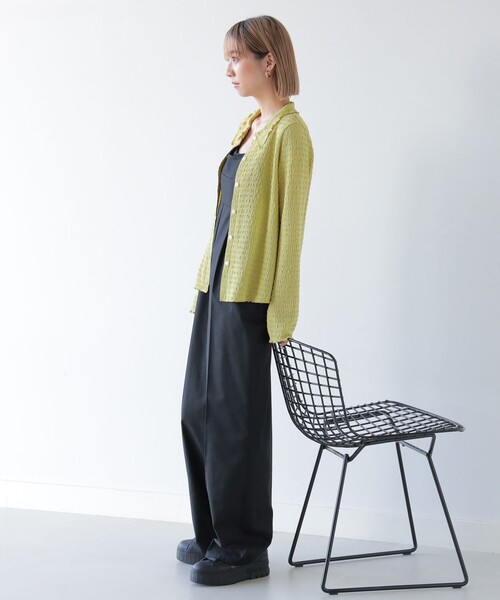 Ray BEAMS（レイビームス）の「Ray BEAMS / シャーリング シャツ（シャツ/ブラウス・レディース・ライトブルー/オフホワイト/イエロー・ONE SIZE）」の21枚目の写真