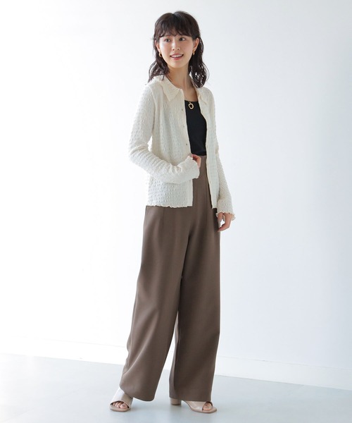 Ray BEAMS（レイビームス）の「Ray BEAMS / シャーリング シャツ（シャツ/ブラウス・レディース・ライトブルー/オフホワイト/イエロー・ONE SIZE）」の9枚目の写真