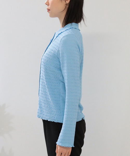 Ray BEAMS（レイビームス）の「Ray BEAMS / シャーリング シャツ（シャツ/ブラウス・レディース・ライトブルー/オフホワイト/イエロー・ONE SIZE）」の10枚目の写真