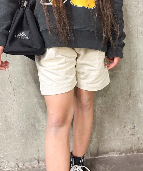 CIAOPANIC TYPY（チャオパニックティピー）の「【KIDS】【TYPY DENIM】甘織りデニムタックショーツ（デニムパンツ・キッズ・ブラック/アイボリー・S/M/L/XL/XXL）」の19枚目の写真