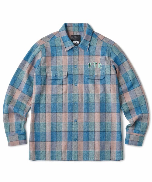 FTC（エフティーシー）の「PLAID WORK SHIRT（シャツ/ブラウス・メンズ・ブラウン/ブルー・MEDIUM/LARGE/X-LARGE）」の2枚目の写真
