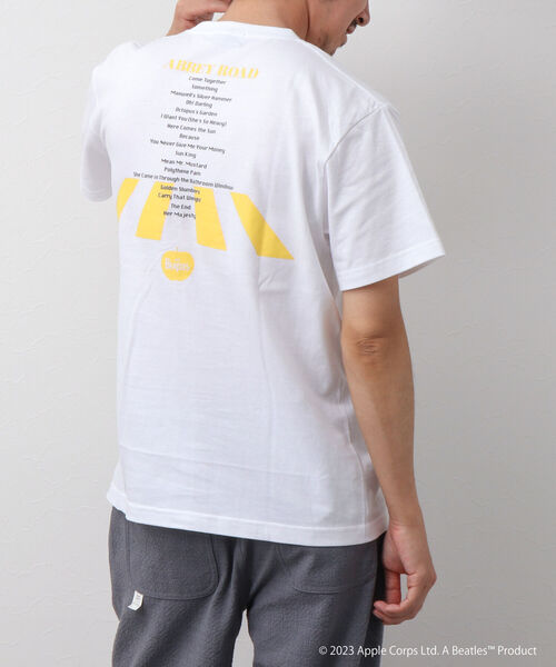 GOOD ROCK SPEED（グッドロックスピード）の「【Good Rock Speed/グッドロックスピード】THE BEATLES  abbey road プリントTシャツ（Tシャツ/カットソー・メンズ・ホワイト/ブラック/グレー・M/L/S）」の10枚目の写真