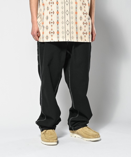 LFYT（エルエフワイティー）の「LFYT ラファイエット [Lafayette] - ロゴ ダック ペインター ロングパンツ  [OLD OVAL LOGO DUCK PAINTER PANTS LS231204]（その他パンツ・メンズ・ベージュ/オリーブ/ブラック・34inch/36inch/38inch/32inch）」の4枚目の写真