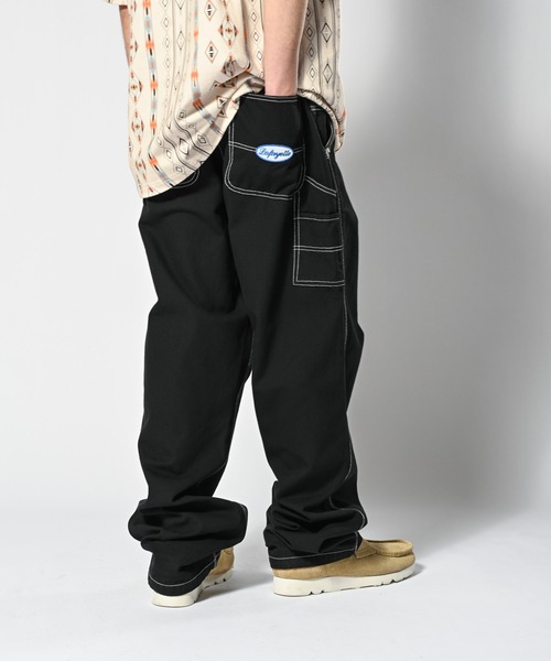 LFYT（エルエフワイティー）の「LFYT ラファイエット [Lafayette] - ロゴ ダック ペインター ロングパンツ  [OLD OVAL LOGO DUCK PAINTER PANTS LS231204]（その他パンツ・メンズ・ベージュ/オリーブ/ブラック・34inch/36inch/38inch/32inch）」の5枚目の写真