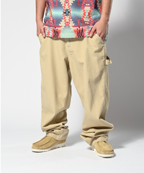 LFYT（エルエフワイティー）の「LFYT ラファイエット [Lafayette] - ロゴ ダック ペインター ロングパンツ  [OLD OVAL LOGO DUCK PAINTER PANTS LS231204]（その他パンツ・メンズ・ベージュ/オリーブ/ブラック・34inch/36inch/38inch/32inch）」の6枚目の写真