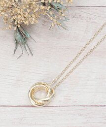 メタルリングネックレス