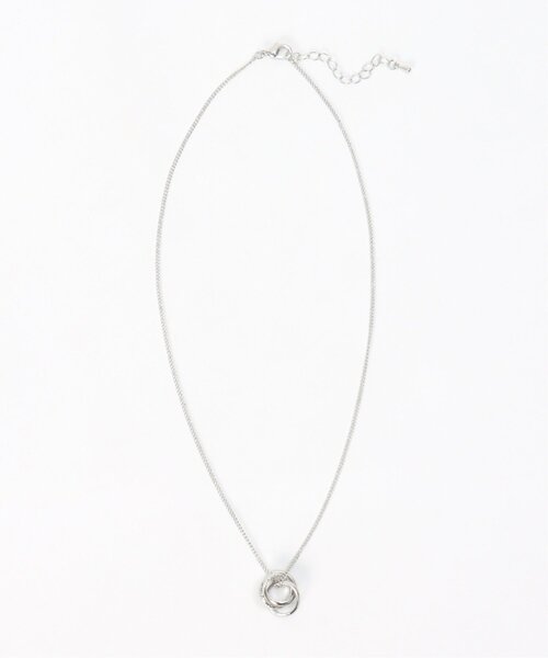 ikka（イッカ）の「メタルリングネックレス（ネックレス・レディース・ゴールド/シルバー・FREE）」の4枚目の写真