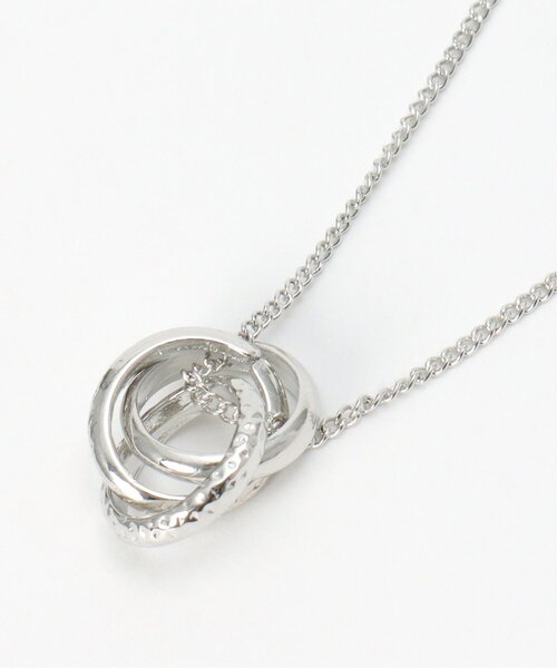 ikka（イッカ）の「メタルリングネックレス（ネックレス・レディース・ゴールド/シルバー・FREE）」の6枚目の写真