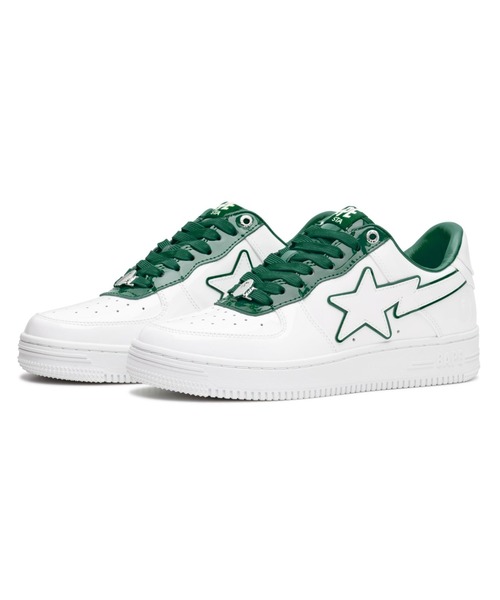 A BATHING APE（アベイシングエイプ）の「BAPE STA #8 L（スニーカー・レディース・グリーン/レッド/ネイビー・6/5）」の2枚目の写真