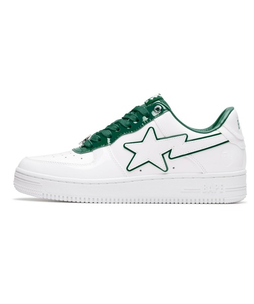 A BATHING APE（アベイシングエイプ）の「BAPE STA #8 L（スニーカー・レディース・グリーン/レッド/ネイビー・6/5）」の4枚目の写真
