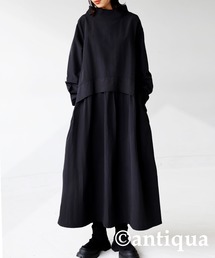 antiqua | ウエスト切り替えワンピース(ワンピース)