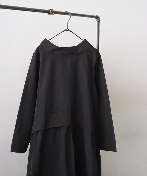 antiqua（アンティカ）の「ウエスト切り替えワンピース（ワンピース・レディース・ブラック・FREE）」の12枚目の写真