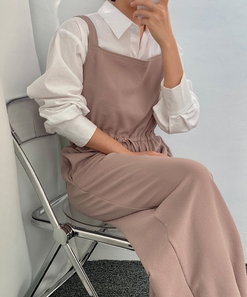 fd style（エフディ スタイル）の「トンネルひもジャンプスーツ（サロペット/オーバーオール・レディース・Purple/Black/Navy/Beige・FREE）」の19枚目の写真