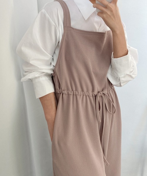 fd style（エフディ スタイル）の「トンネルひもジャンプスーツ（サロペット/オーバーオール・レディース・Purple/Black/Navy/Beige・FREE）」の21枚目の写真