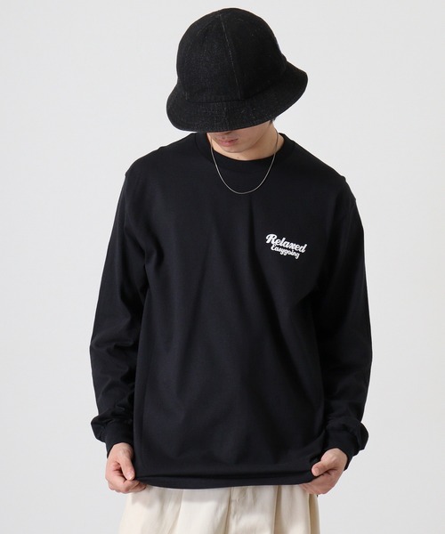MODISH GAZE(モディシュガゼ)の「MODISH GAZE スモーキングガール Relaxed ロンT 長袖(Tシャツ/カットソー・メンズ・スミクロ/グリーン/アッシュ/ブラック・M/L/XL)」の17枚目の写真
