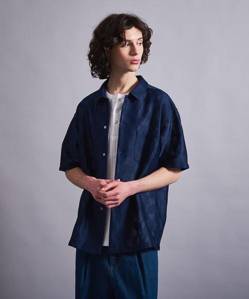 トップス monkey time FLOWER RUSSELL LACE SHIR MONKEY TIME（モンキータイム）の「＜monkey time＞ FLOWER