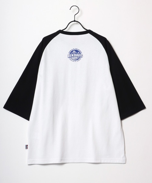 BEN DAVIS(ベンデイビス)の「BEN DAVIS/ベンデイビス TEAM RAGLAN TEE/オーバーサイズ チームロゴ バックプリント ラグラン 半袖Tシャツ(Tシャツ/カットソー・メンズ・セージグリーン/ブルー/ダークグリーン/ブラック・M/L/XL)」の12枚目の写真