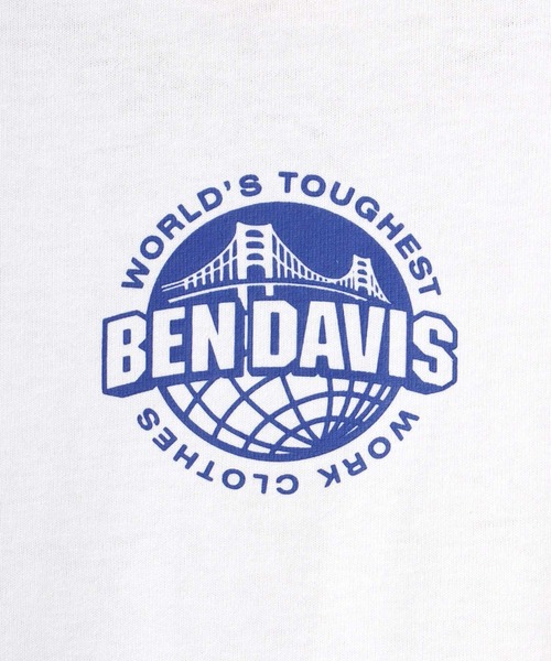 BEN DAVIS(ベンデイビス)の「BEN DAVIS/ベンデイビス TEAM RAGLAN TEE/オーバーサイズ チームロゴ バックプリント ラグラン 半袖Tシャツ(Tシャツ/カットソー・メンズ・セージグリーン/ブルー/ダークグリーン/ブラック・M/L/XL)」の6枚目の写真