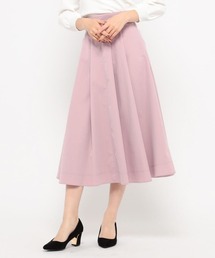 バックルベルトフレアスカート